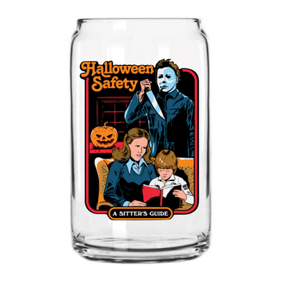 Halloween Safety | 16oz Glass Can