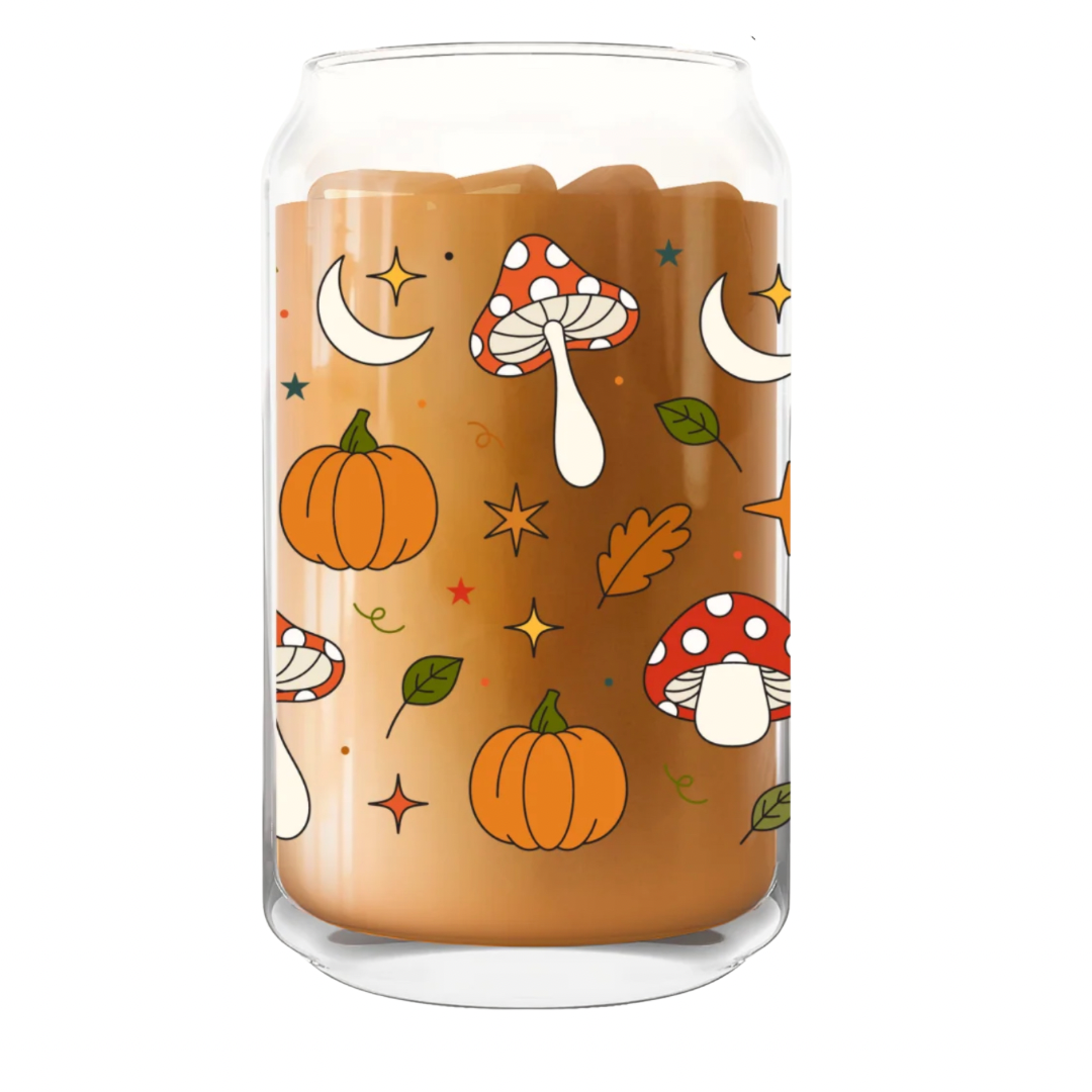 Pumpkin Magic | 16oz Glass Can