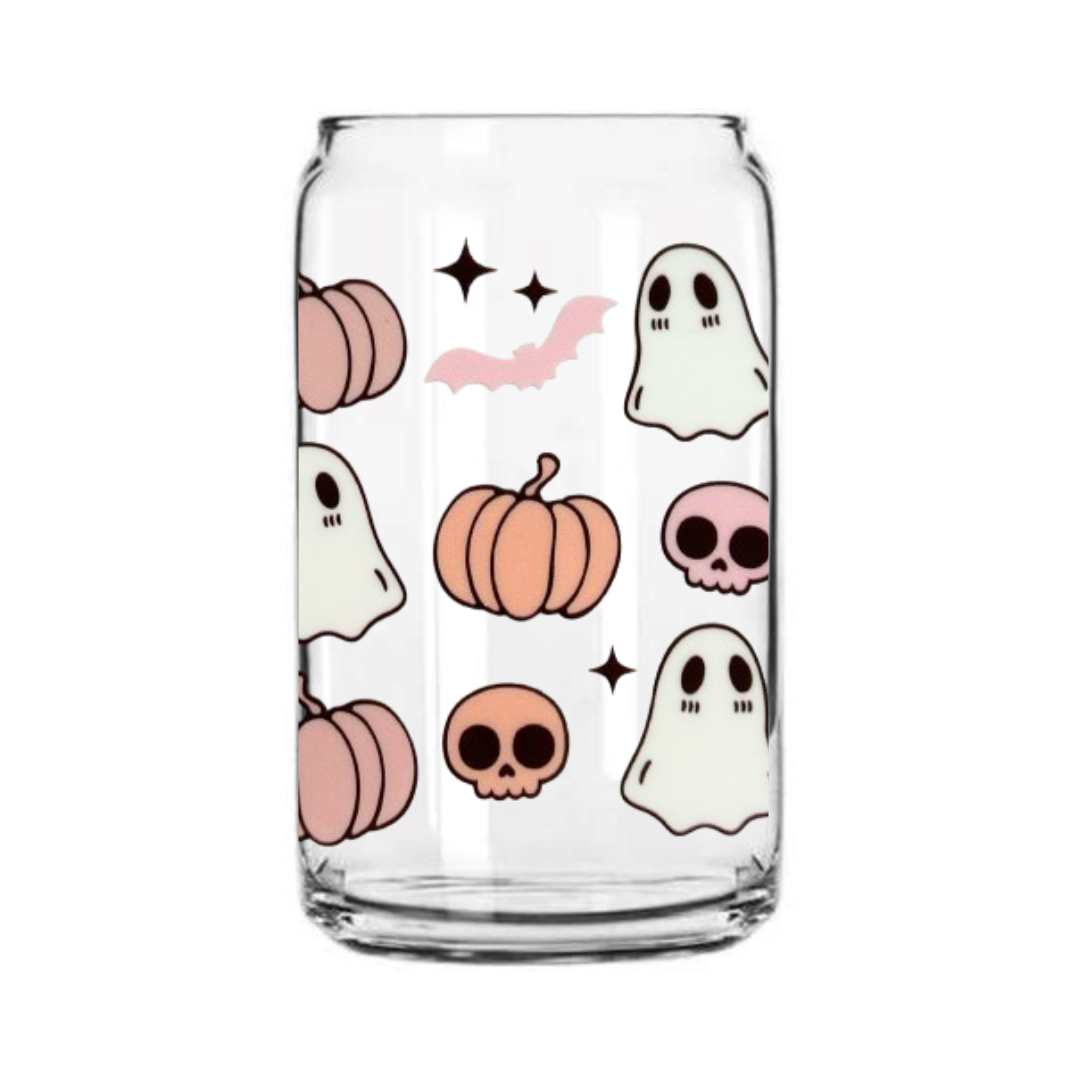 Spooky Friends | 16oz Glass Can