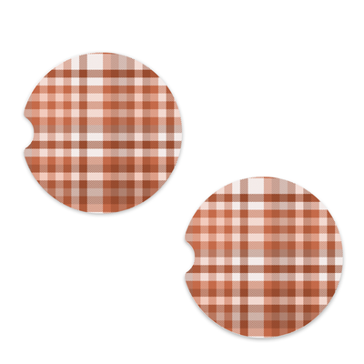 Plaid | Car Coaster Set