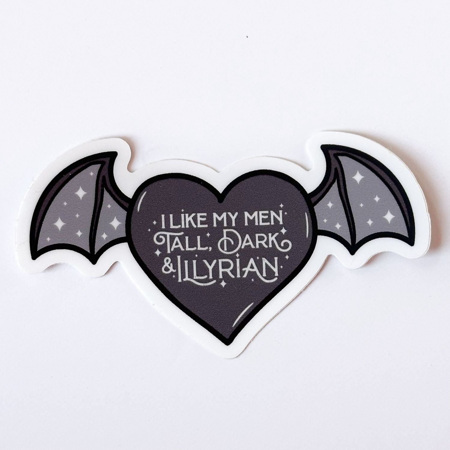 Tall Dark And Illyrian | Mini Sticker