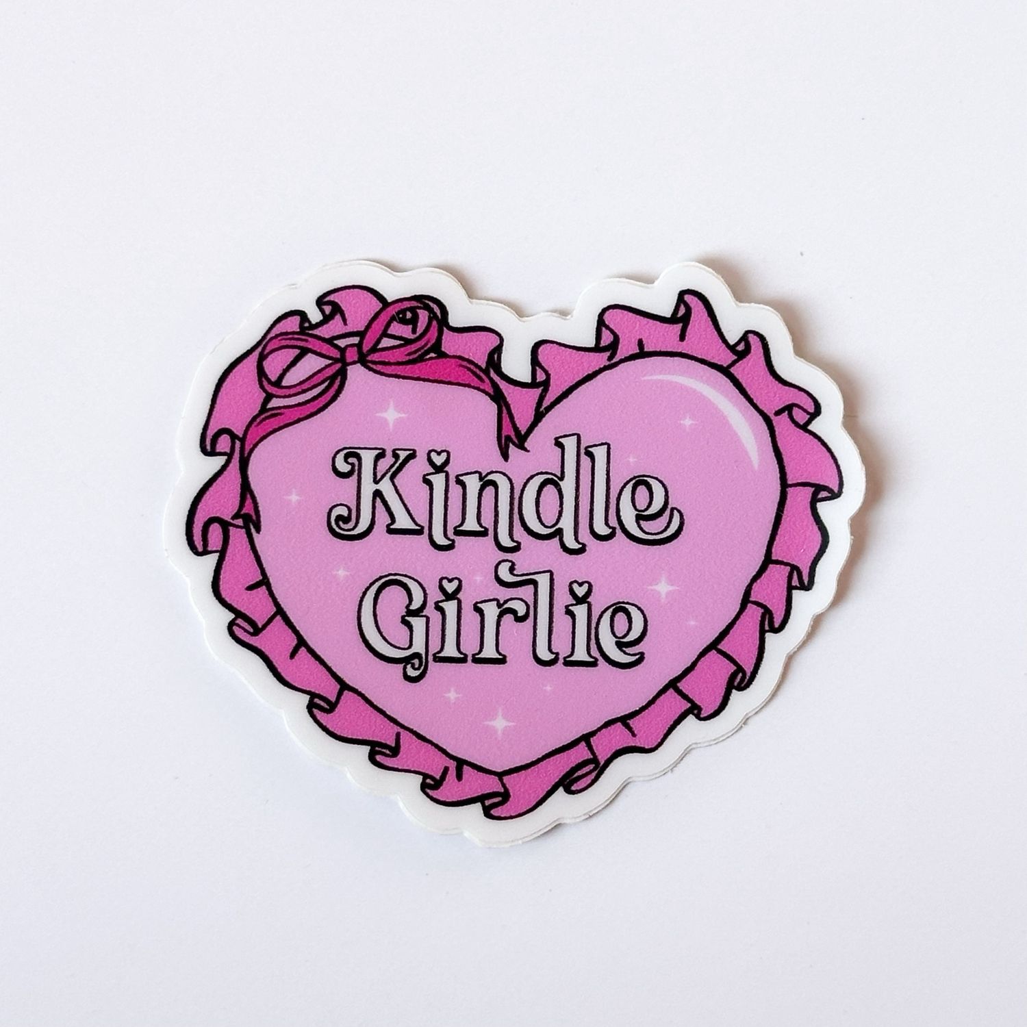 Kindle Girlie Heart | Mini Sticker