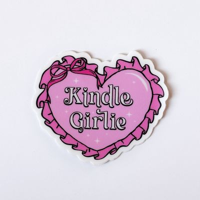 Kindle Girlie Heart | Mini Sticker
