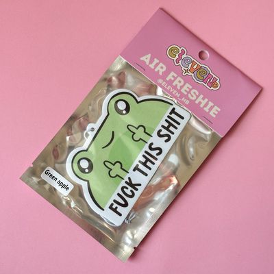 Fuck This Shit Frog | Air Freshener | Green Apple