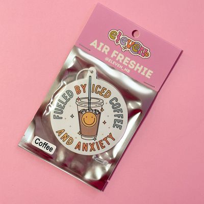 Iced Coffee And Anxiety | Air Freshener | Coffee