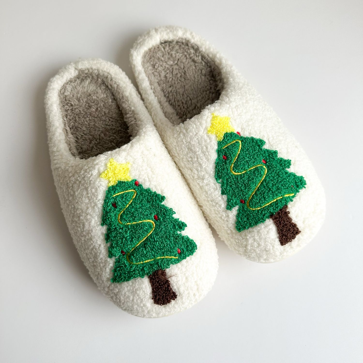 Christmas Tree Slippers