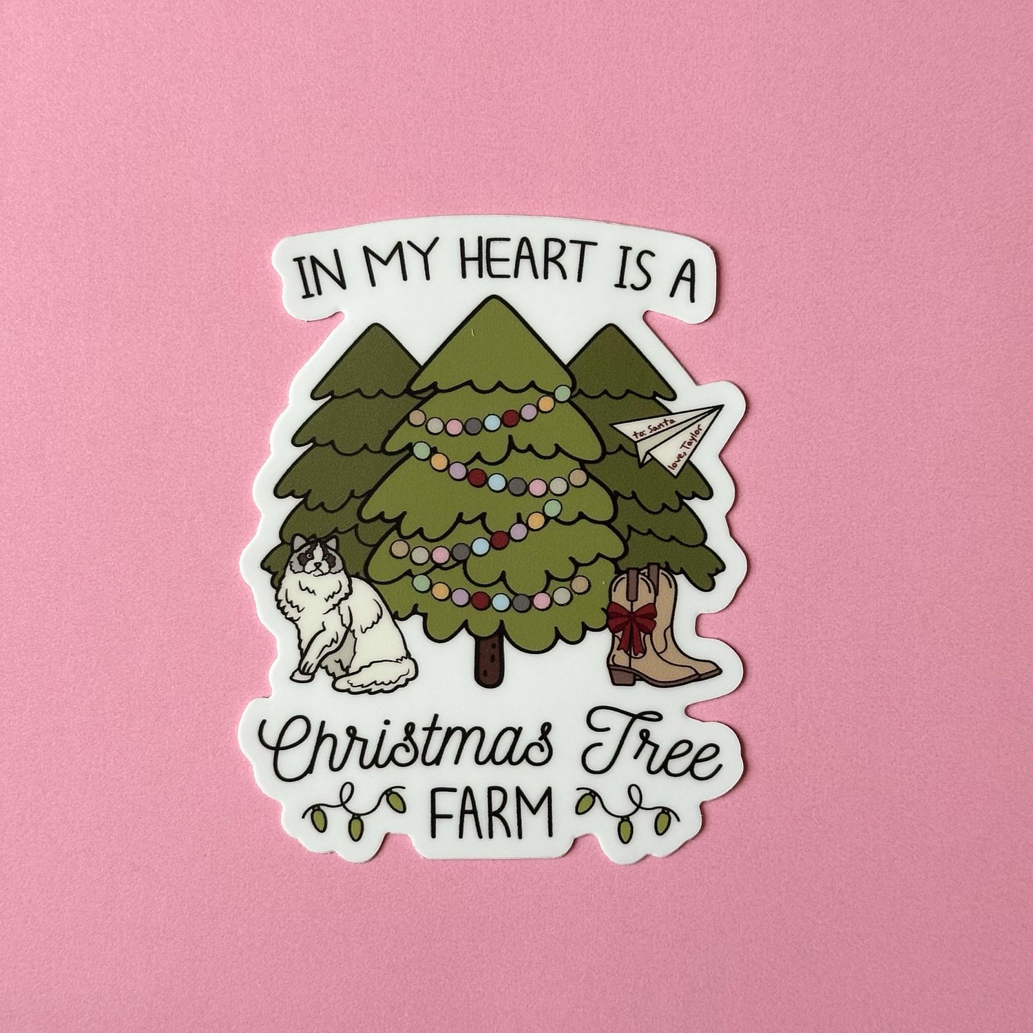 Christmas Tree Farm | Weatherproof Sticker