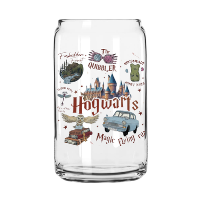 Hogwarts Glass Can