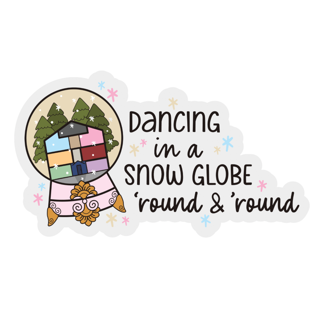 Snow Globe  | Weatherproof Sticker