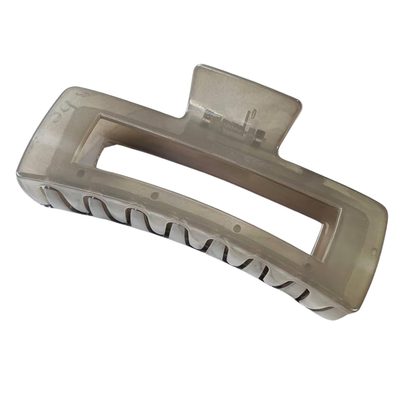 Gray Jelly Jumbo Claw Clip