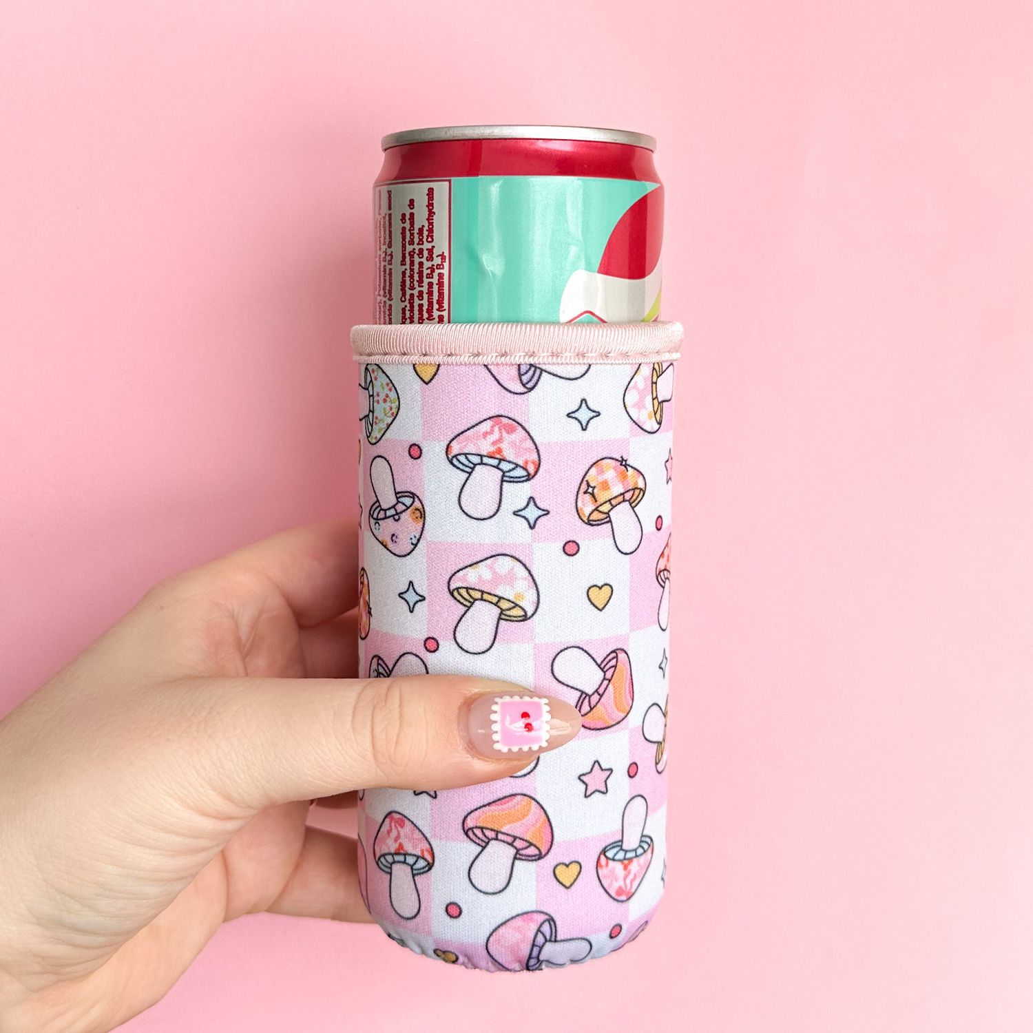 Mushrooms Slim Can Sleeve