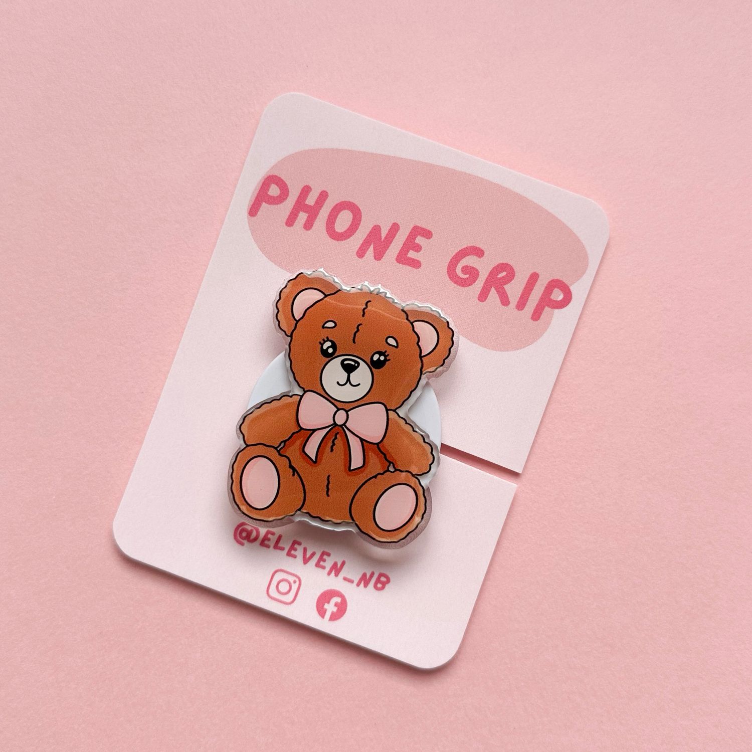 Teddy Bear Phone/Kindle Grip