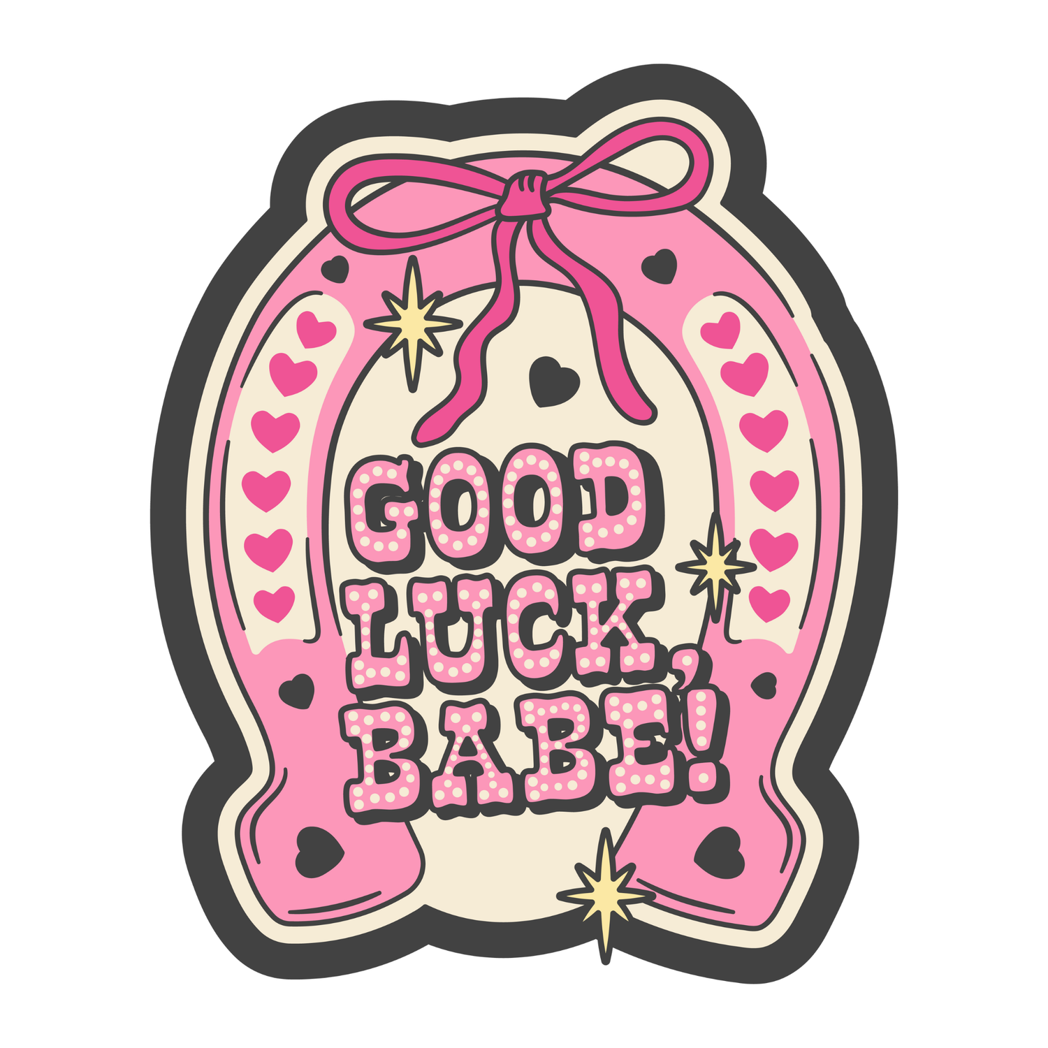 Good Luck Babe | Weatherproof Sticker