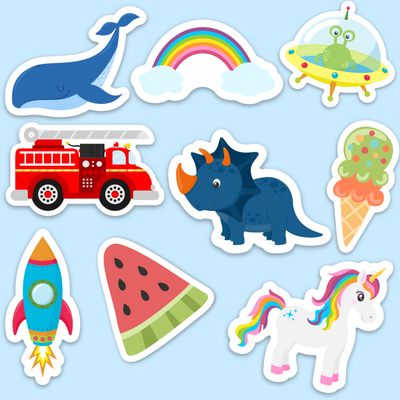 Mini Kids Stickers 