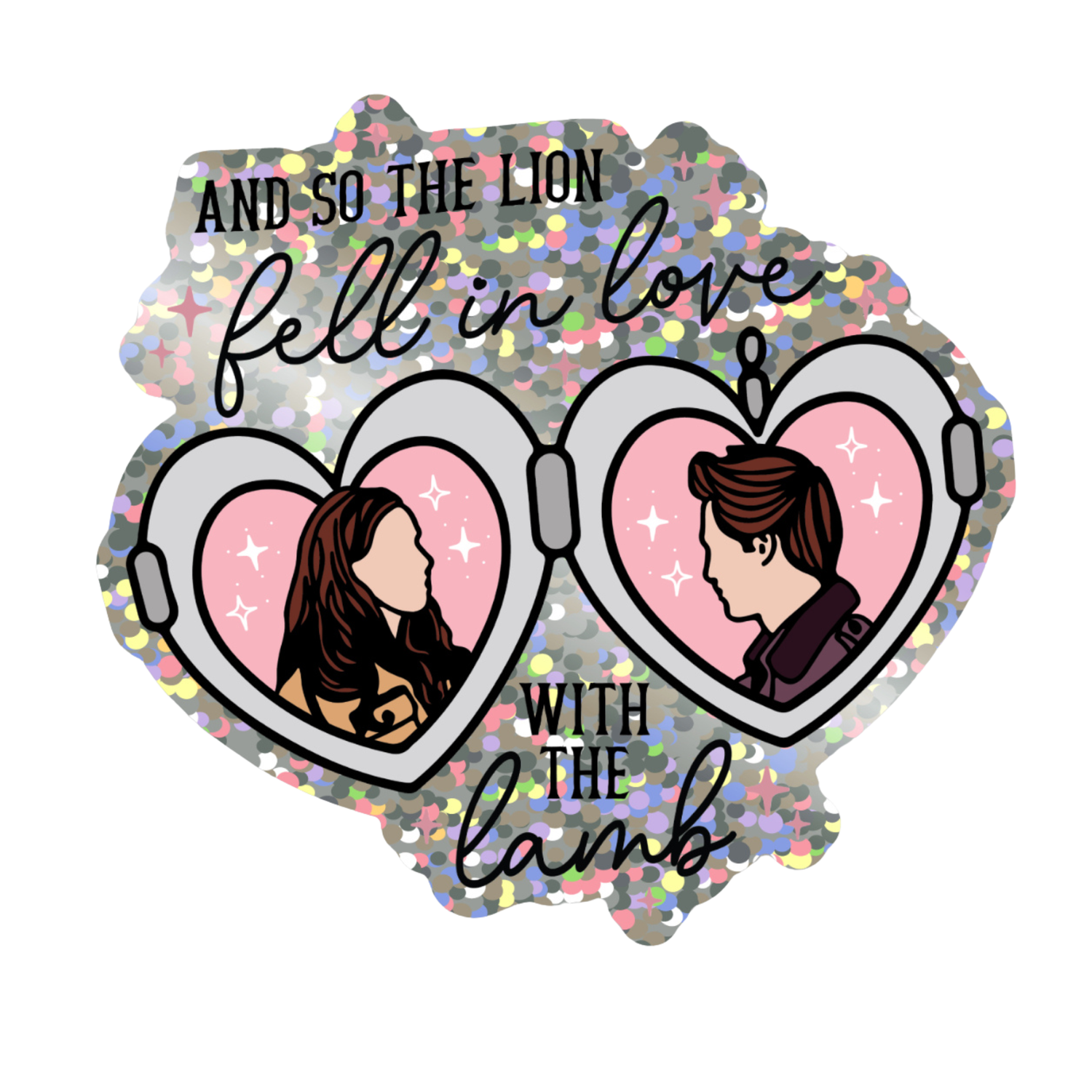 Lion &amp; Lamb | Weatherproof Sticker