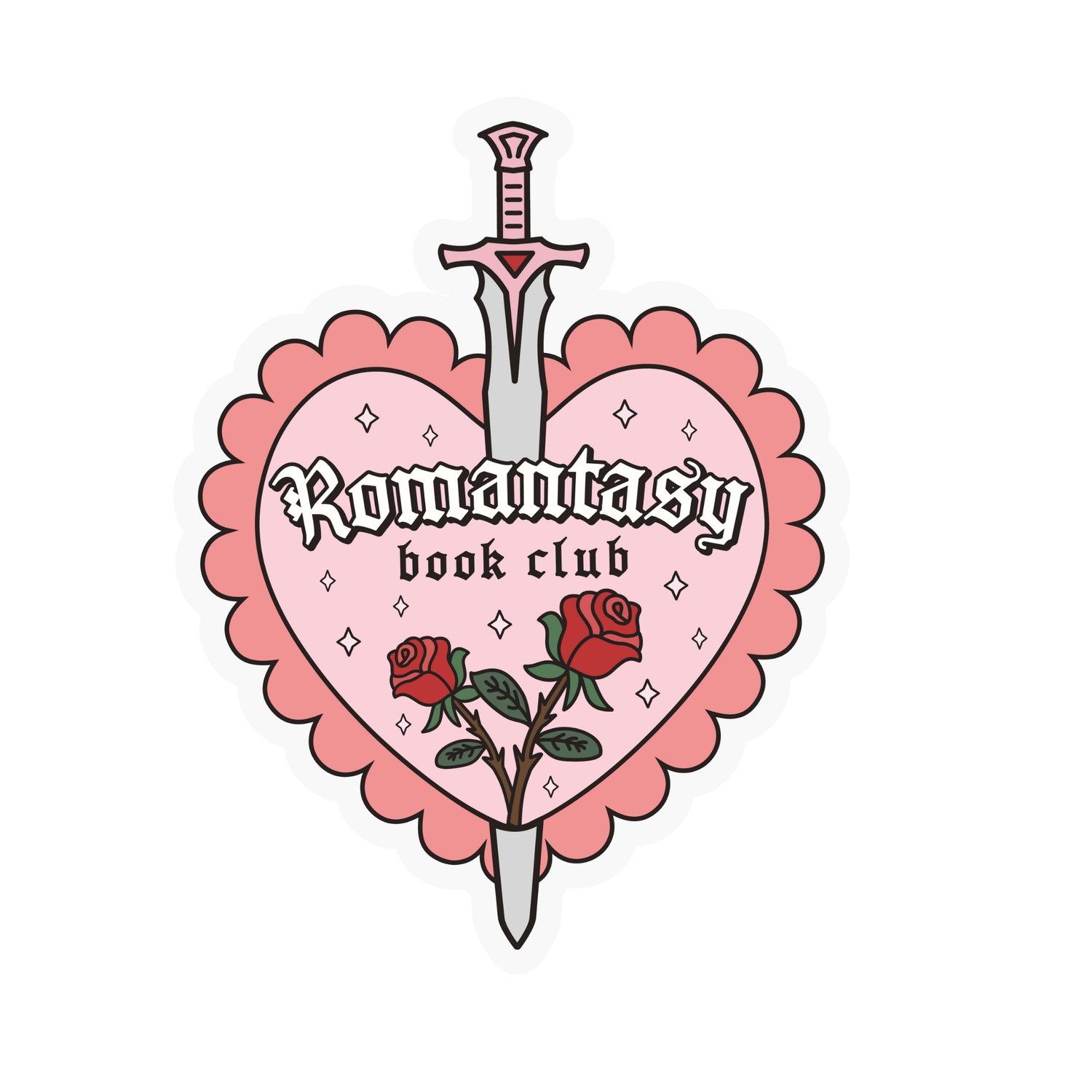 Romantasy Sword | Weatherproof Sticker
