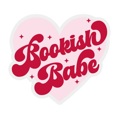 Bookish Babe Heart | Weatherproof Sticker