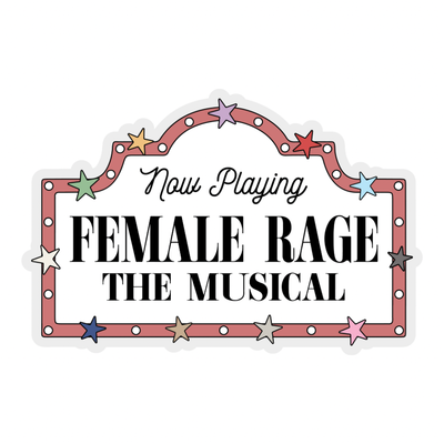 Female Rage | Weatherproof Sticker