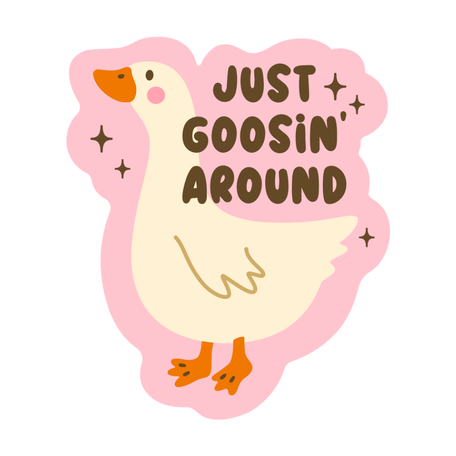 Goosin Around | Weatherproof Sticker