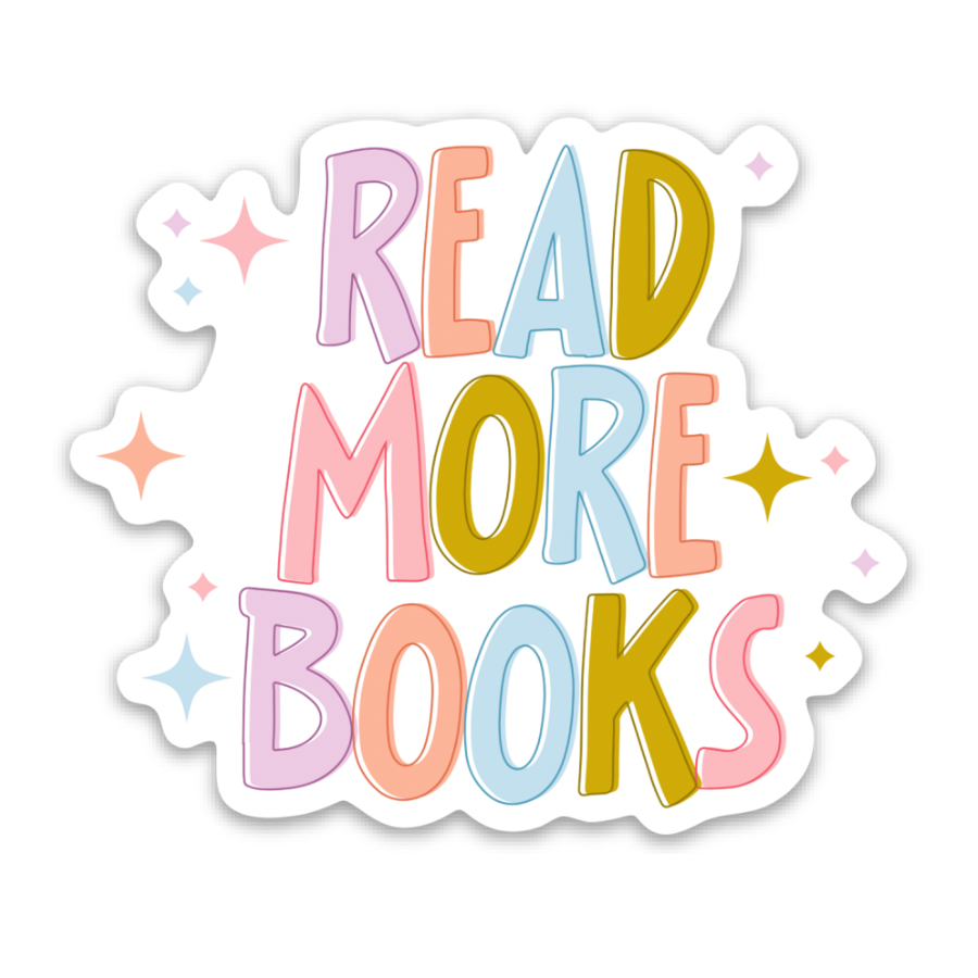 Read more books | Weatherproof Sticker