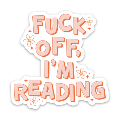 I&#39;m Reading | Weatherproof Sticker