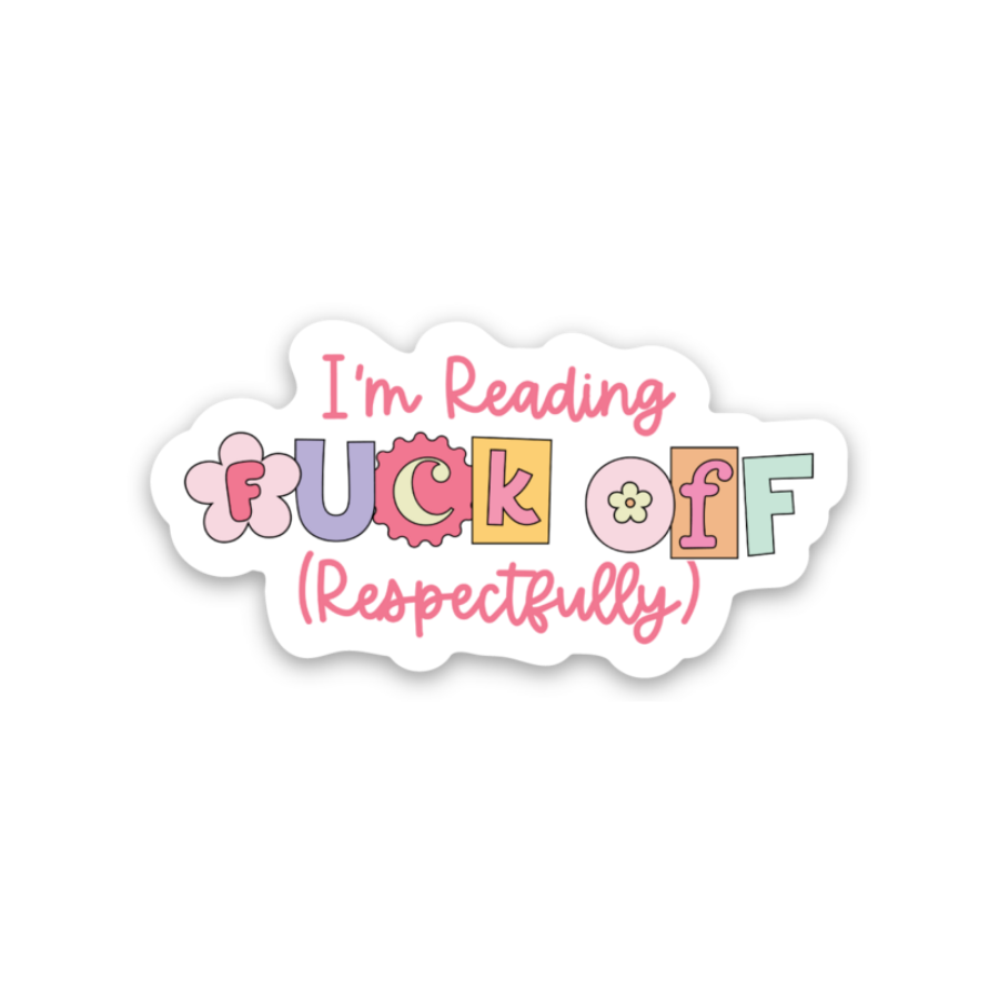 I’m Reading Eff Off | Mini Kindle Sticker