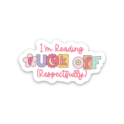 I’m Reading Eff Off | Mini Kindle Sticker