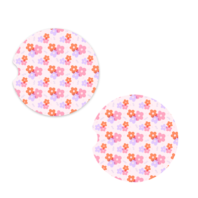 Cute Daisy | Car Coaster Set