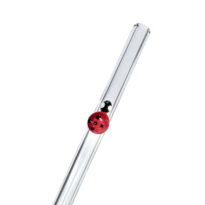 Lady Bug | Glass Straw