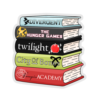Book Stack | Weatherproof Sticker