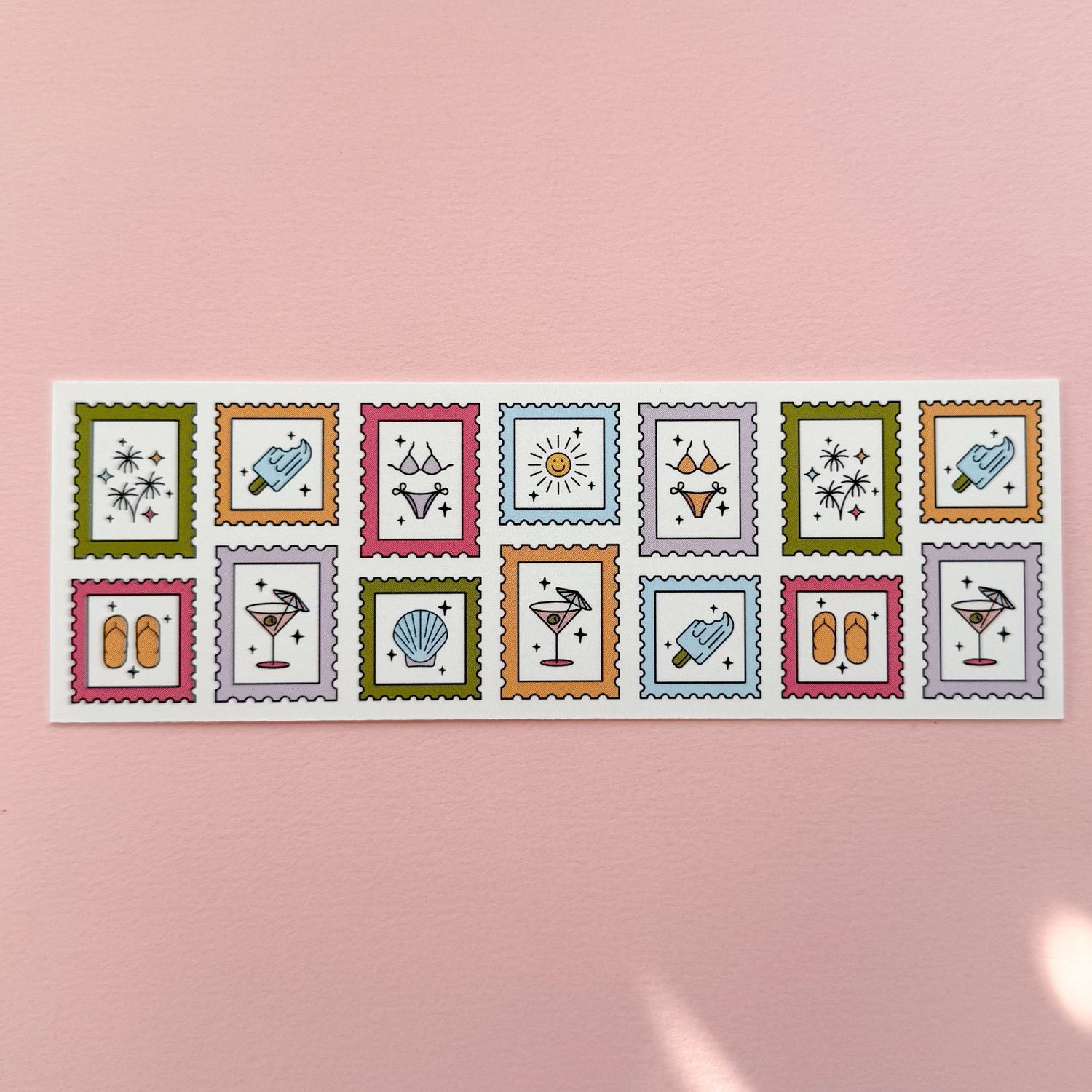 Summer Stamps | Bookmark
