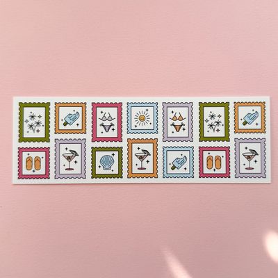 Summer Stamps | Bookmark