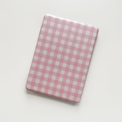 Pink Gingham Kindle Case