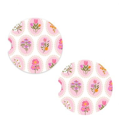 Flowers | Car Coaster Set
