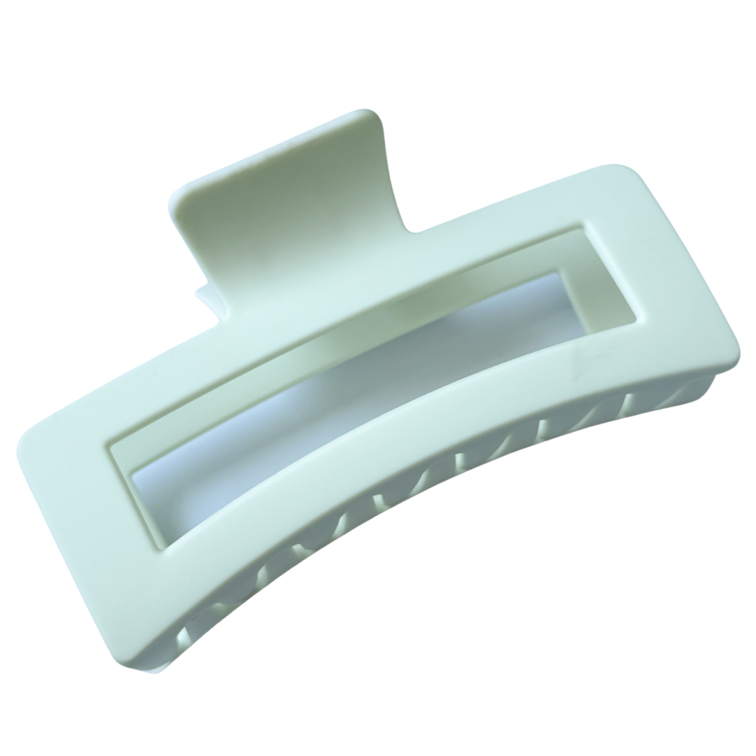 Soft Mint Jumbo Claw Clip