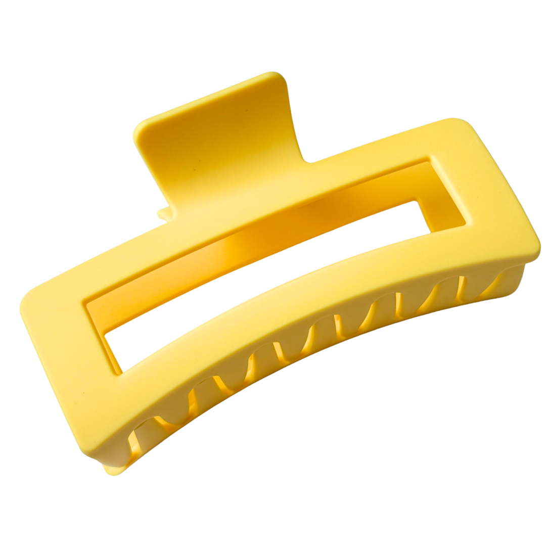 Yellow Jumbo Claw Clip