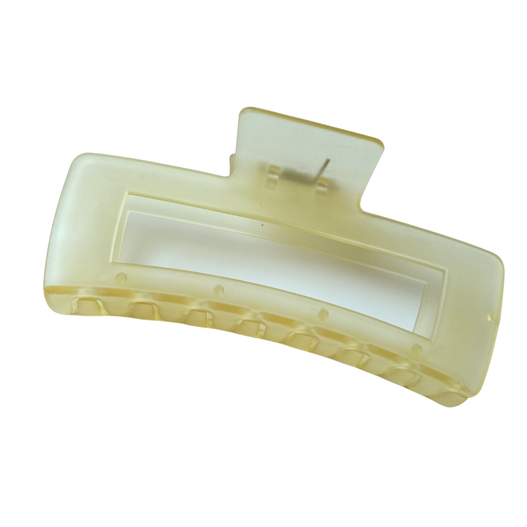 Yellow Frost Jumbo Claw Clip