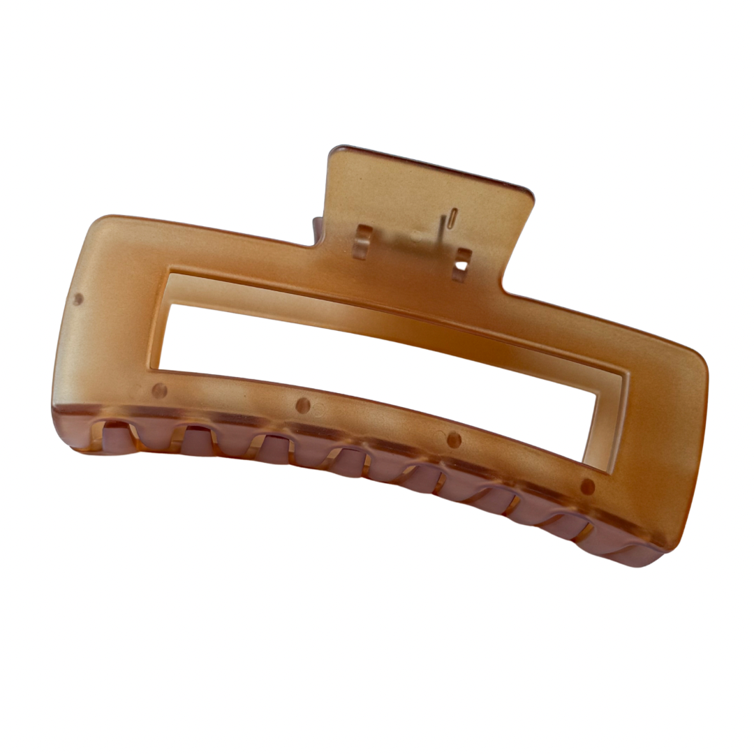 Brown Frost Jumbo Claw Clip