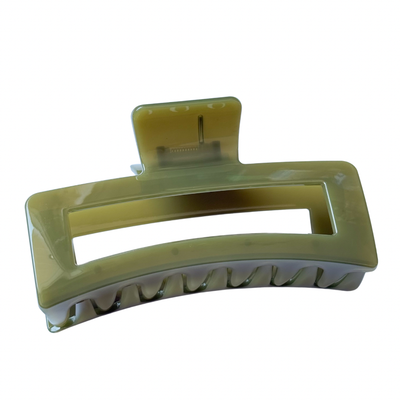 Jelly Olive Jumbo Claw Clip