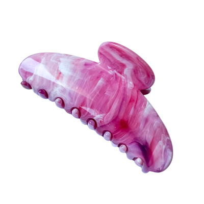 Pink Curve Claw Clip