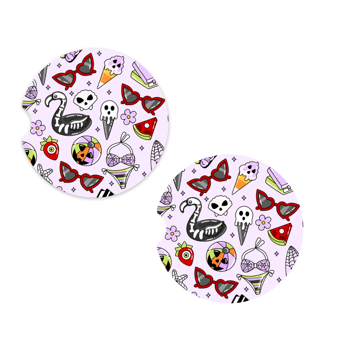 Summerween | Car Coaster Set