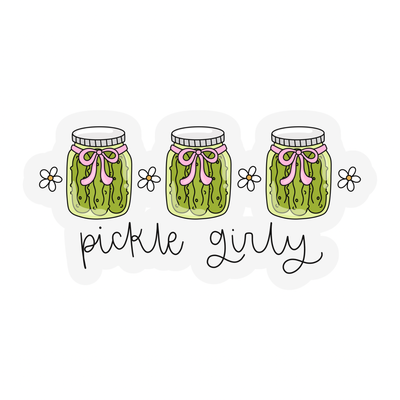Pickle Girlie | Weatherproof Sticker