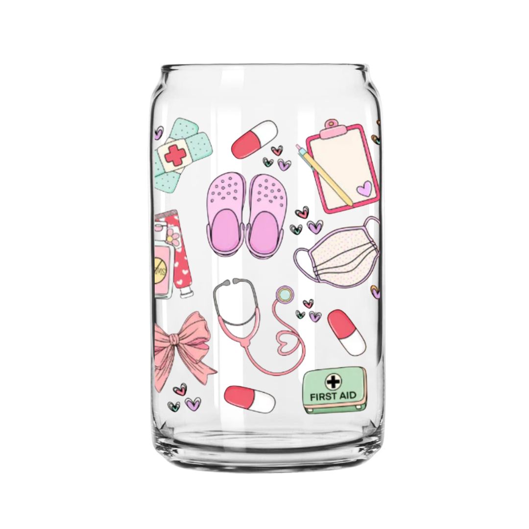 Nurse Glass Can
