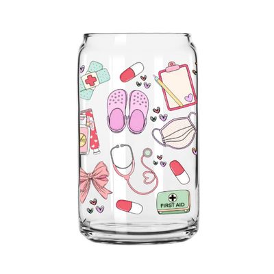 Nurse Glass Can