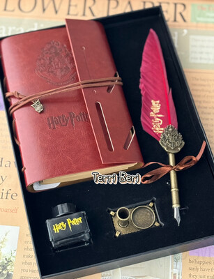 Harry Potter Diary &amp; Quill Pen Set