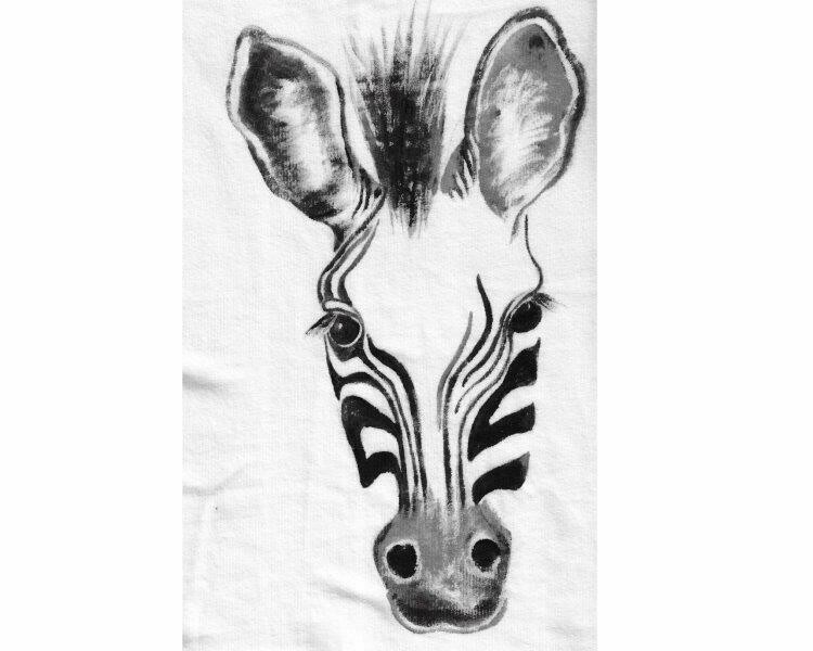 Zebra abstrakt Größe L/XL