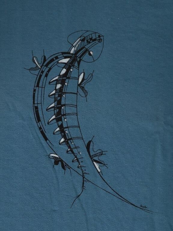 T-Shirt Eidechse