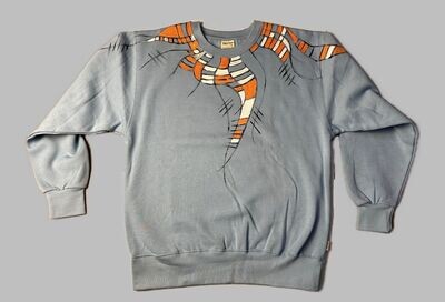Wunderbarer handbemalter Pullover - abstrakt Wunderbarer handbemalter Pullover - abstrakt