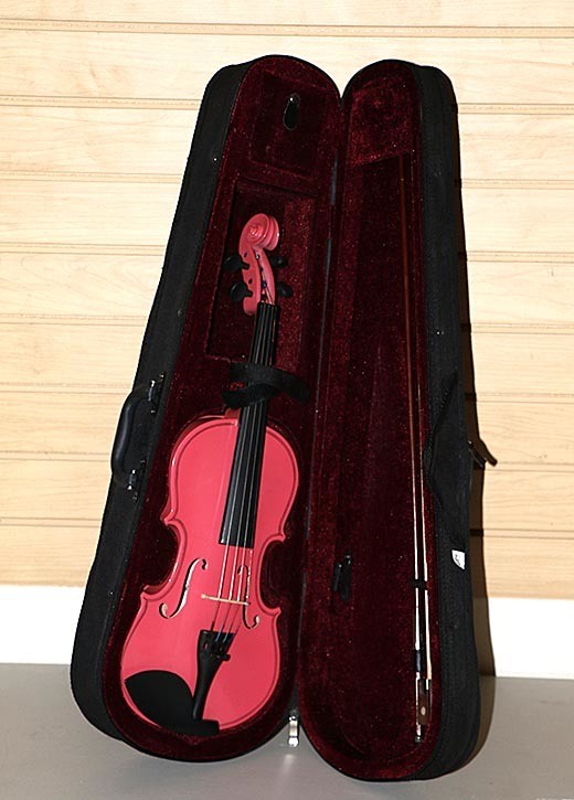 Pink 1/2 size Violin -Great Beginner&#39;s Outfit