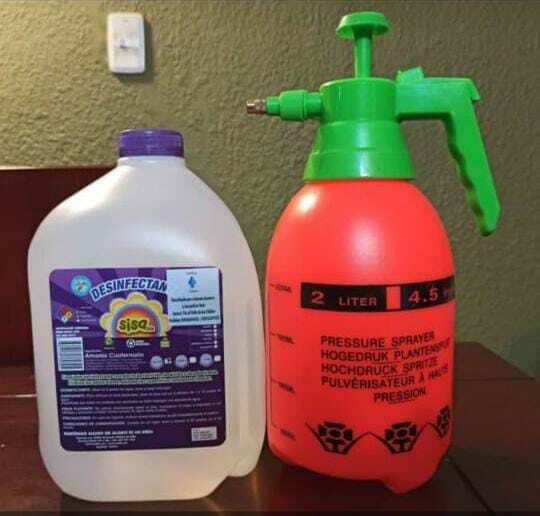 Bomba para Desinfectar, Amonio